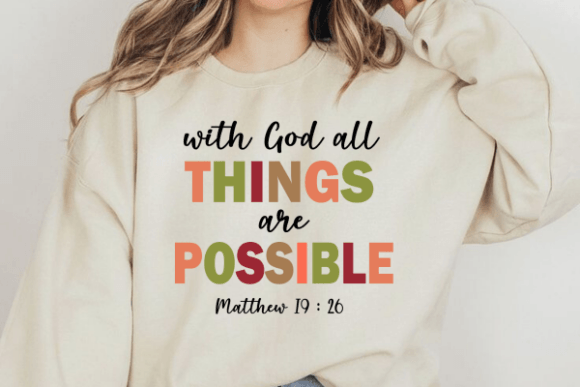 Bible Verse Christian Quote PNG SVG for Crafts & Graphics