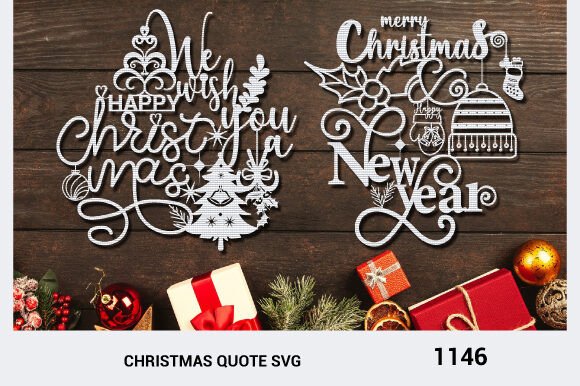 Christmas Quote Ornament SVG Laser 1146