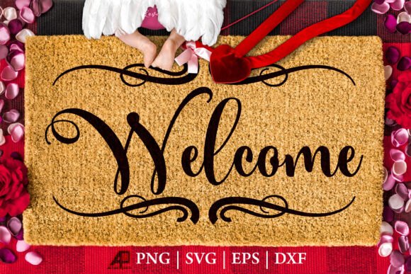 Doormat Quote Welcome SVG PNG Design for Crafts & Graphics