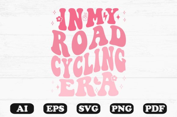 In My Road Cycling Era Retro Wavy SVG Graphics