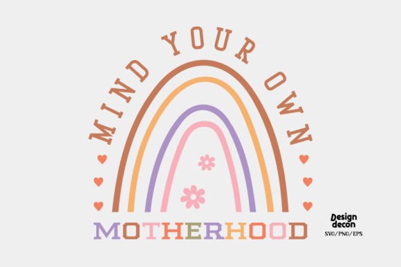 Mom Motherhood Quote Boho SVG Design for Crafts & Graphics